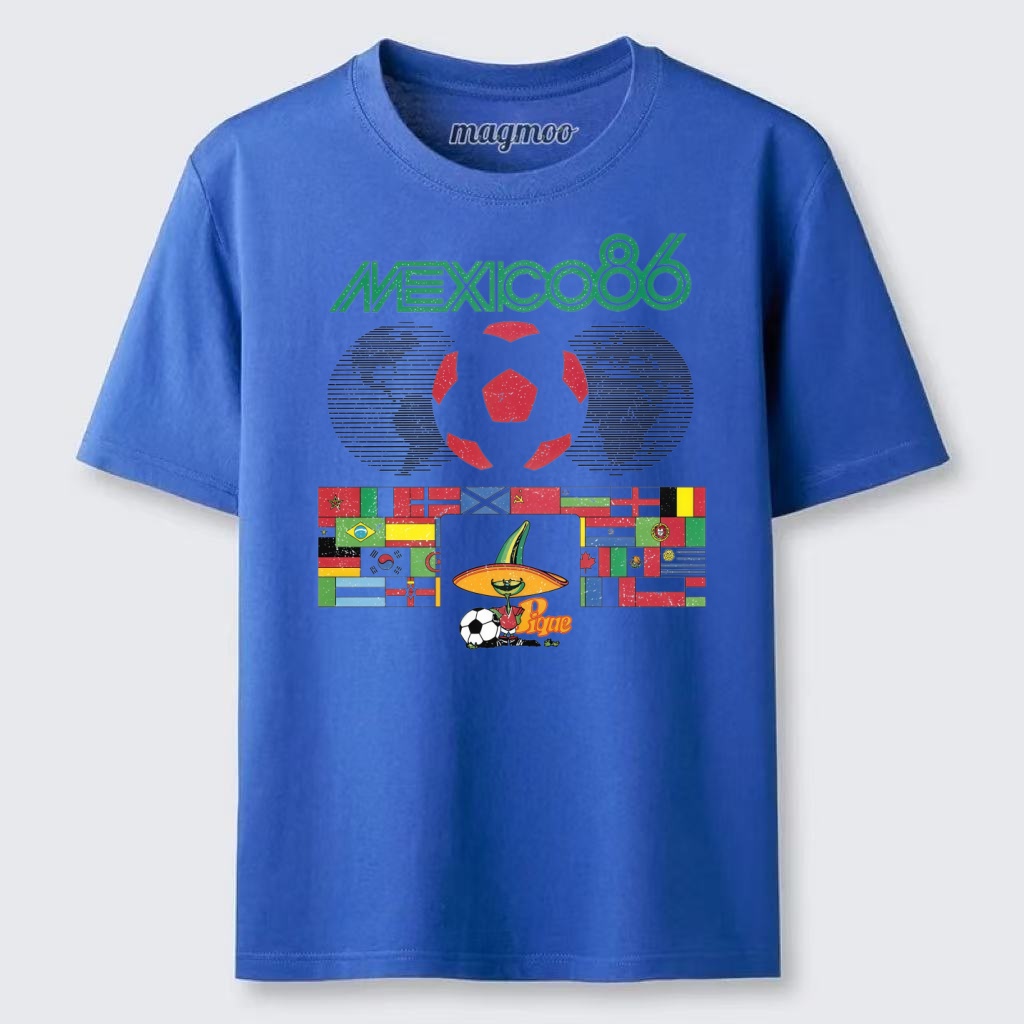 Magmoo Vintage Mexico 86 Football Mascot T-shirt