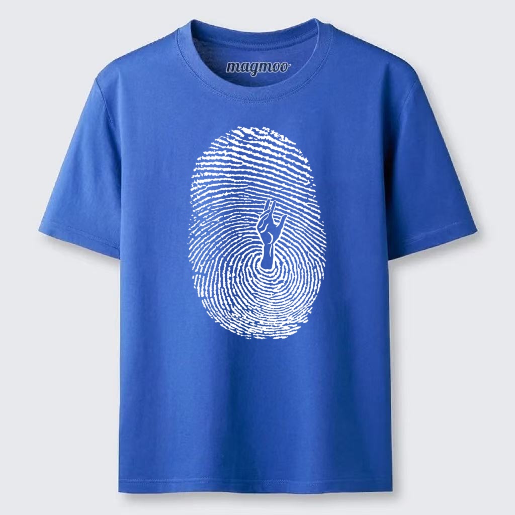 Magmoo Fingerprint Hidden Hand Classic T-shirt
