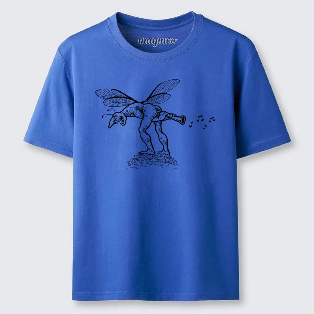 Magmoo Horn Playing Goblin Fairy Classic T-shirt