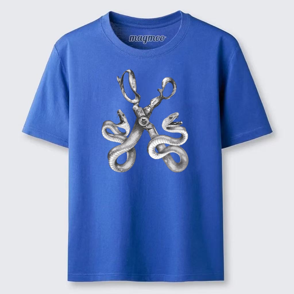 Magmoo Snake Scissors Surreal Classic T-shirt