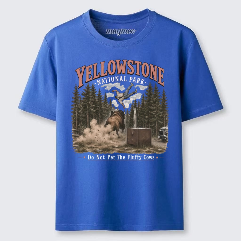 Magmoo Yellowstone Do Not Pet The Fluffy Cows Classic T-shirt
