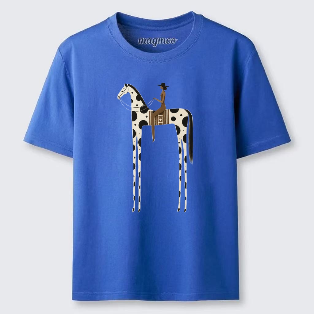 Magmoo Tall Spotted Horse Rider Classic T-shirt