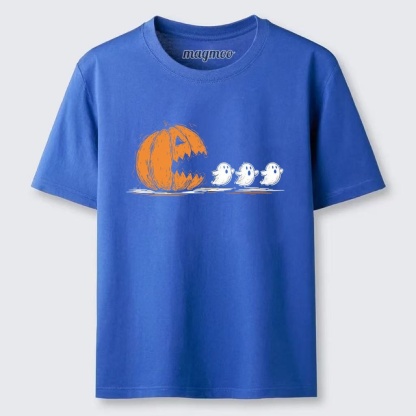 Magmoo Halloween Pumpkin Eat Ghost Classic T-shirt