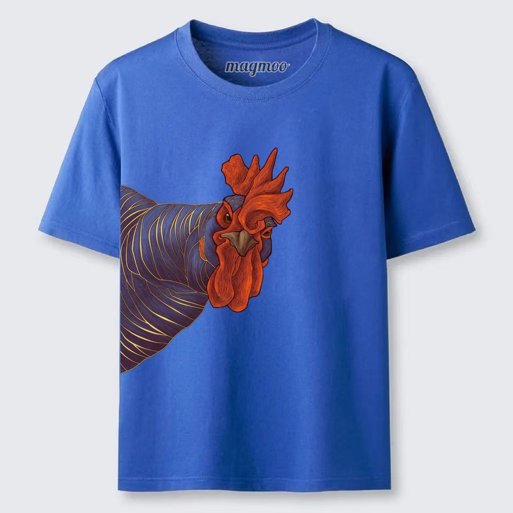 Magmoo Peeking Rooster T-shirt