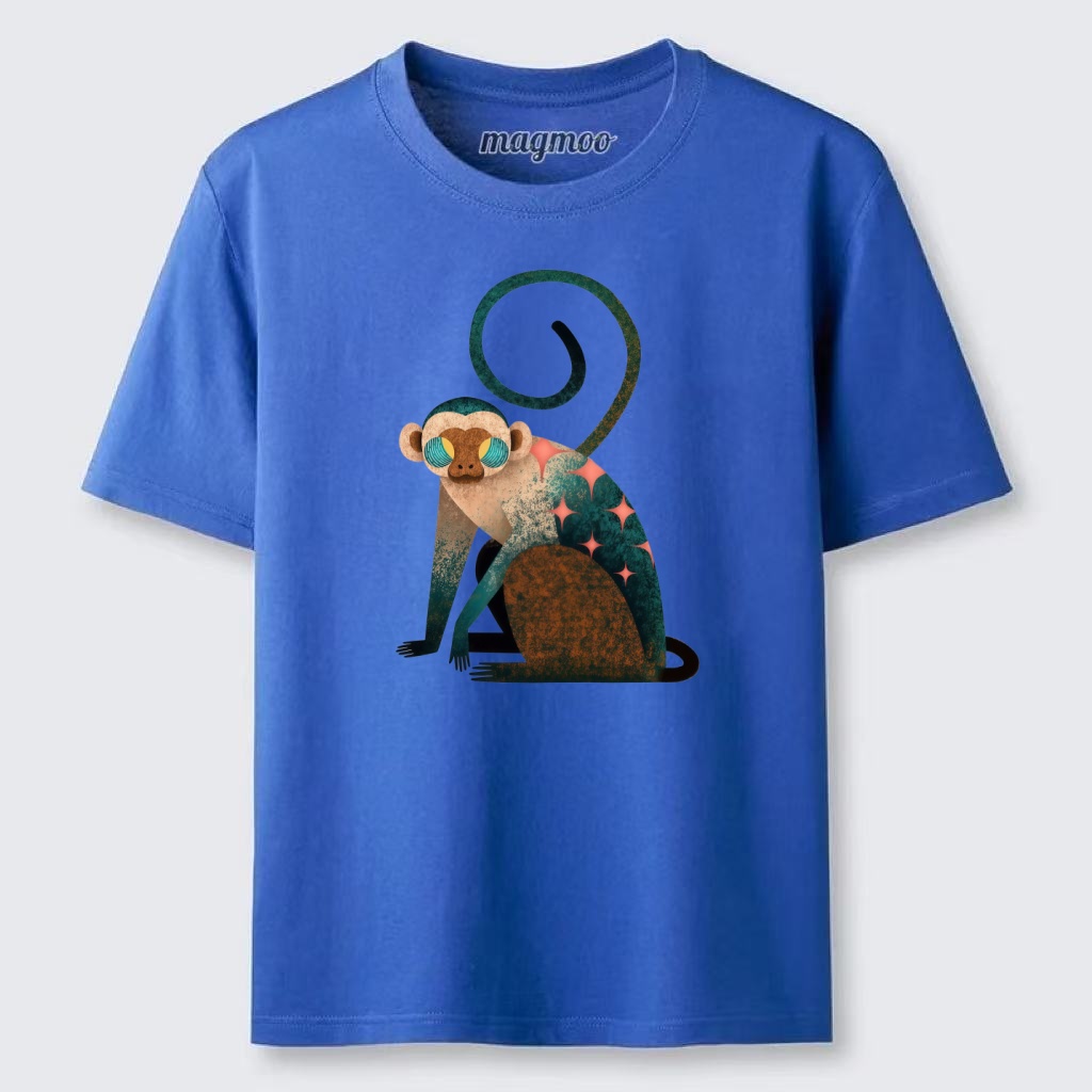 Magmoo Retro Star Monkey Classic T-shirt