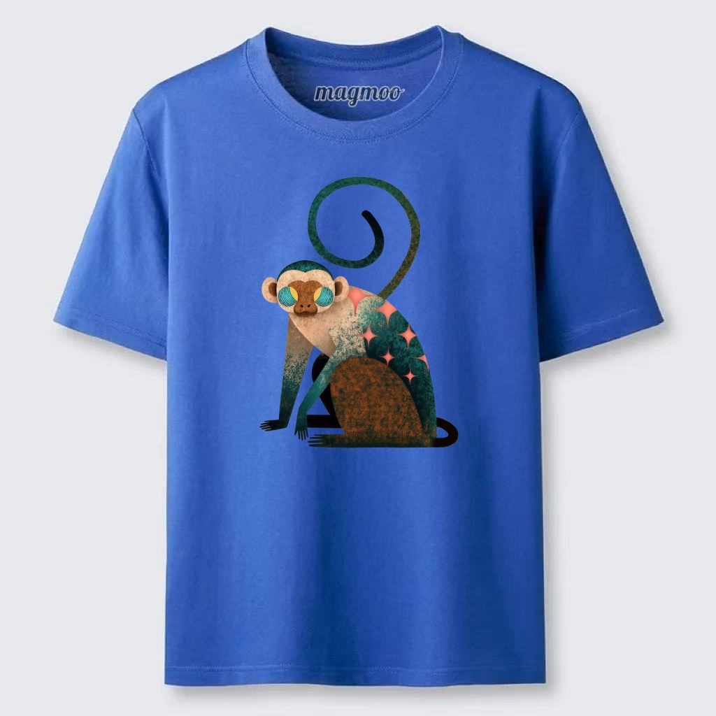 Magmoo Retro Star Monkey Classic T-shirt