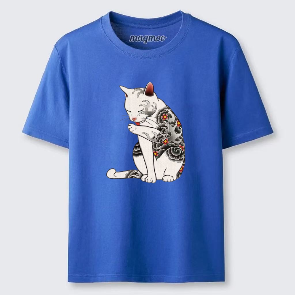 Magmoo Tattoo Yakuza Cat T-shirt