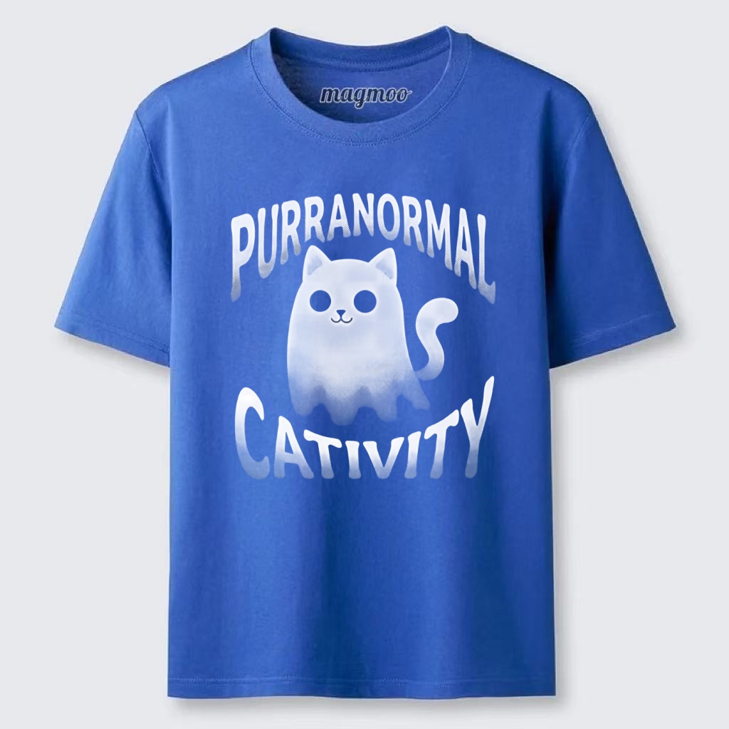 Magmoo Funny Ghost Cat Meme Classic T-shirt