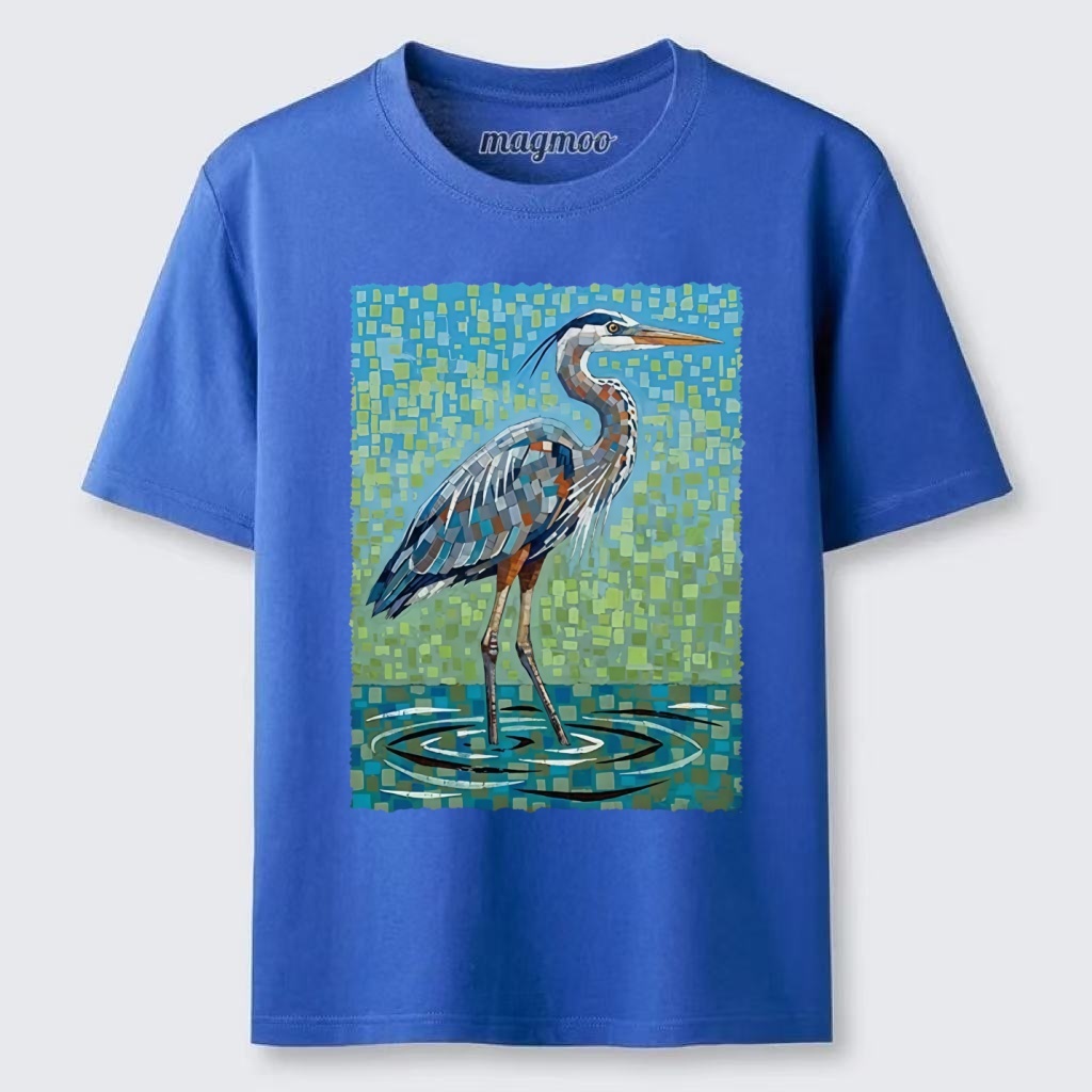 Magmoo Color Block Heron Classic T-shirt
