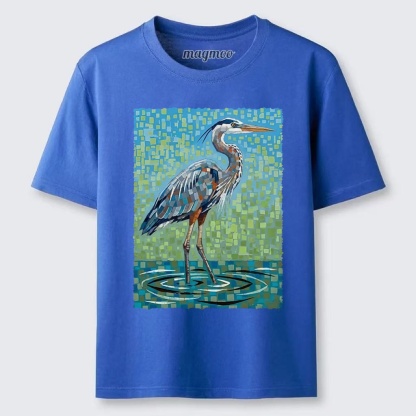 Magmoo Color Block Heron Classic T-shirt