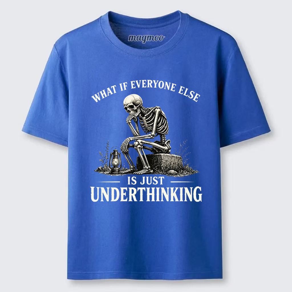 Magmoo Skeleton Deep Thought Meme Classic T-shirt