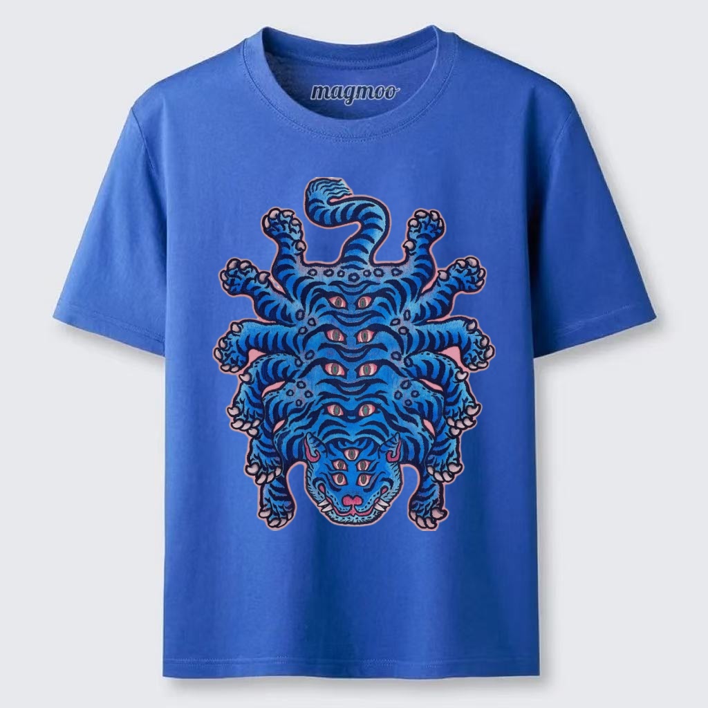 Magmoo Multi-Armed Blue T-shirt