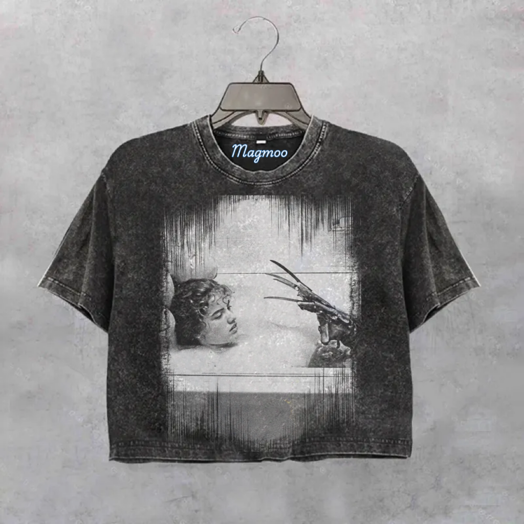 Retro a Nightmare On Elm Street Crop Shirt