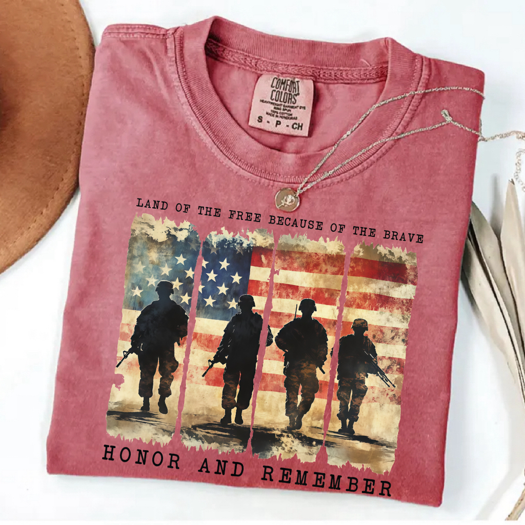 Land Of The Brave Memorial Day T-shirt