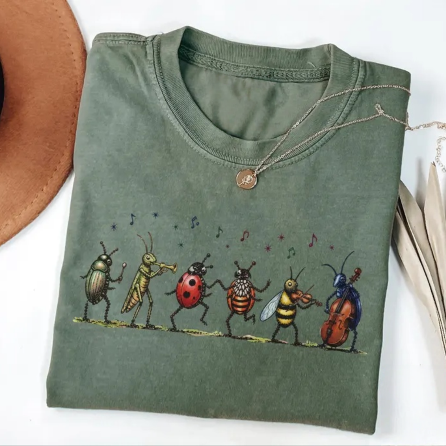 Magmoo Vintage Insect Music T-shirt