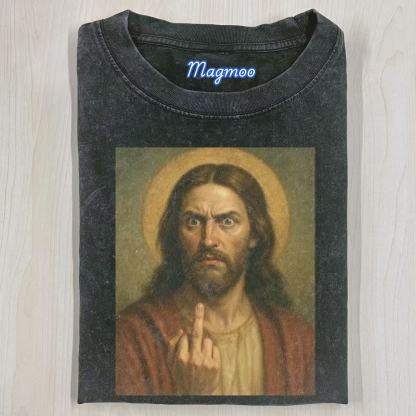 Vintage Angry Jesus T-shirt