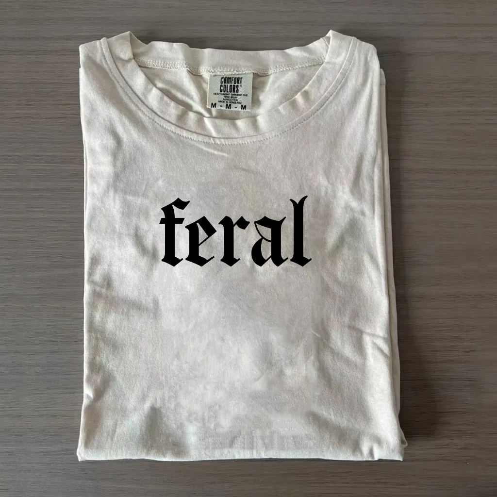 Gothic Alt Style Feral T-Shirt