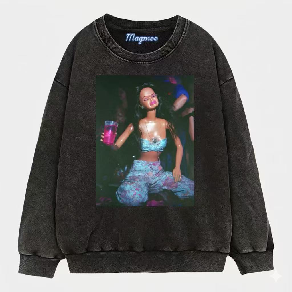 Funny Doll Face Girl Meme Shirt
