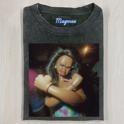Funny Doll Face Girl Meme Shirt