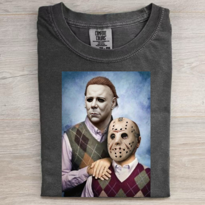 Vintage Halloween Graphic T-shirt-Magmoo