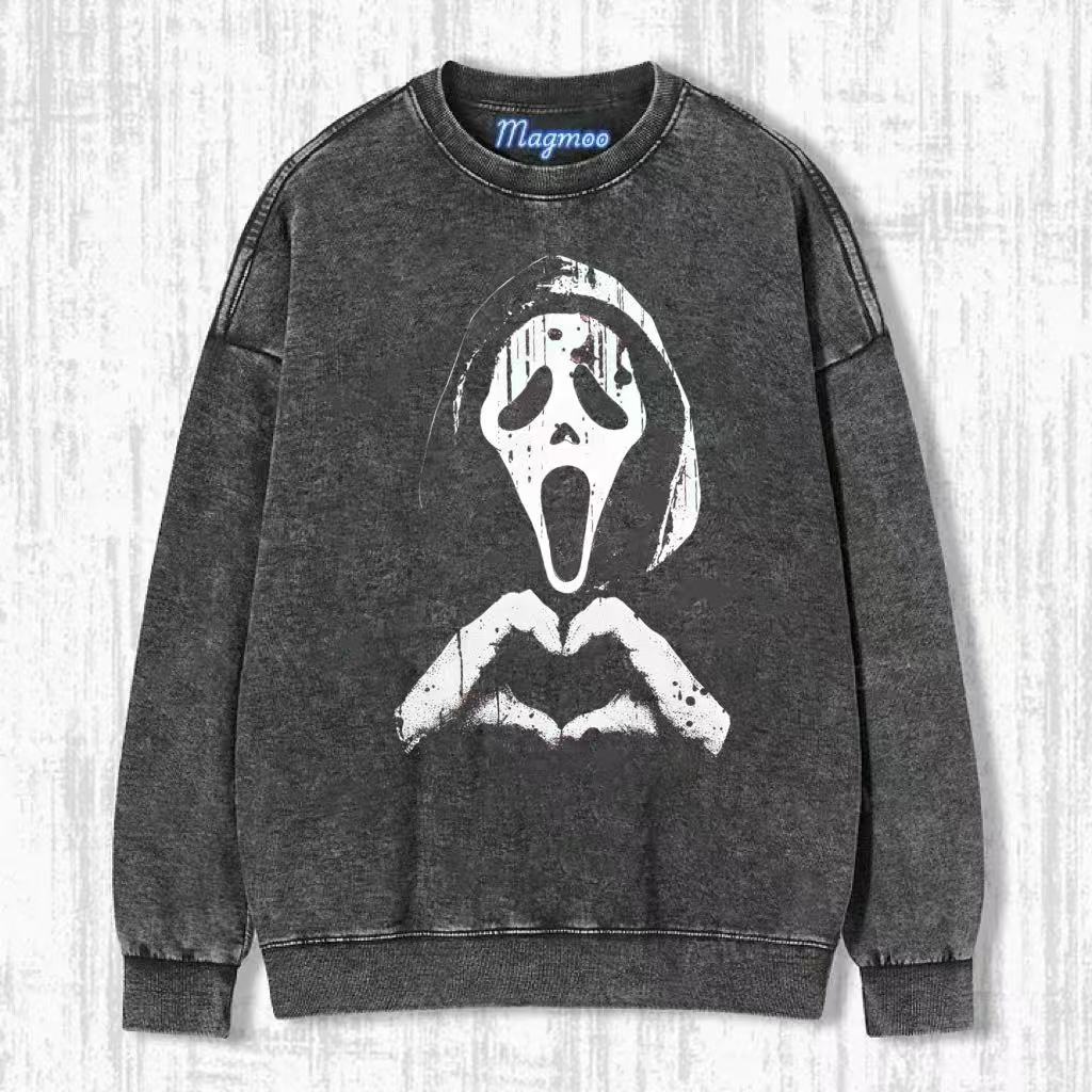 Funny Horror Movie Character Heart Hands T-shirt-Magmoo