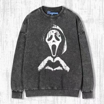 Funny Horror Movie Character Heart Hands T-shirt-Magmoo