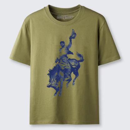 Magmoo Cowboy Rodeo Horse Western T-shirt