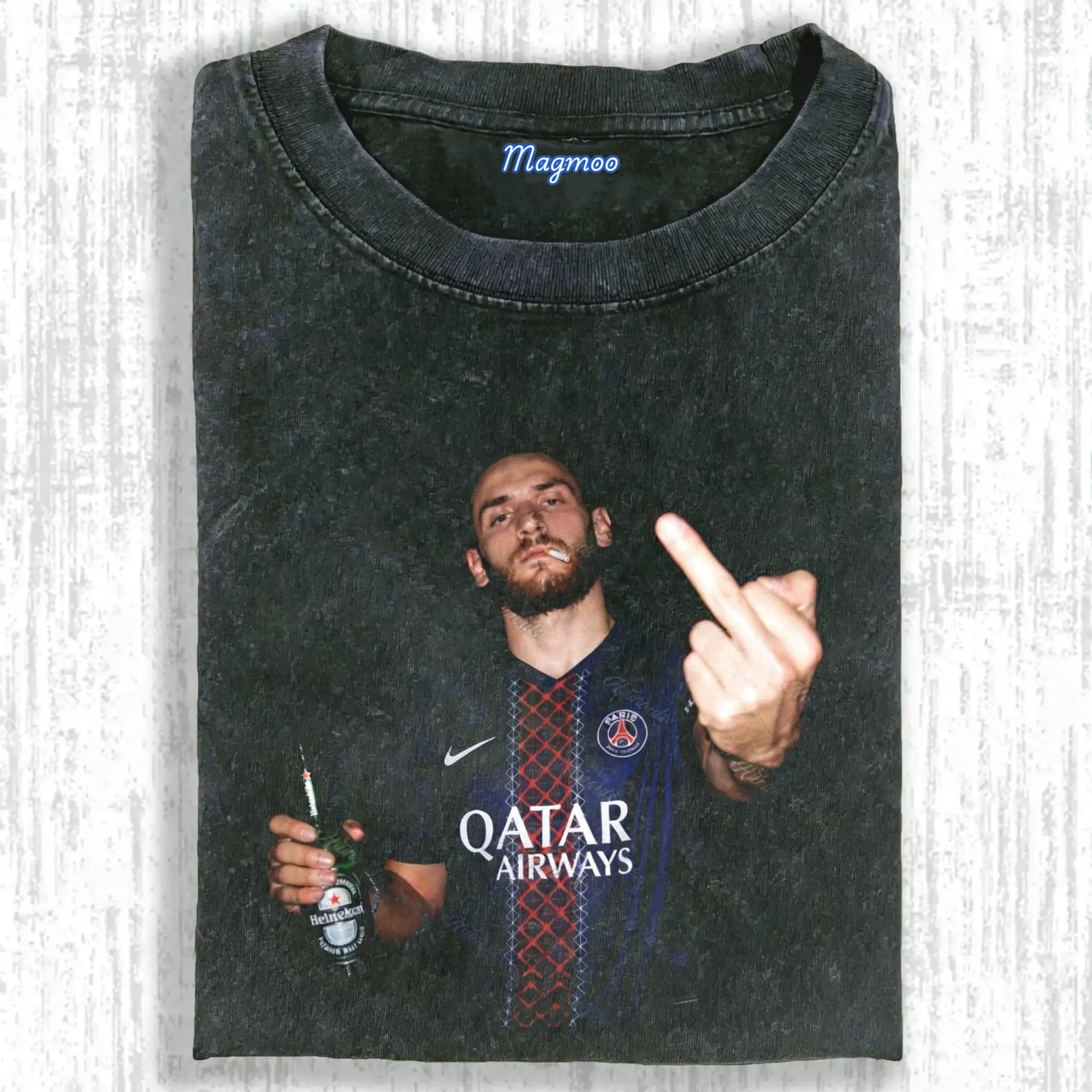 Washed Football Spirit Shirt