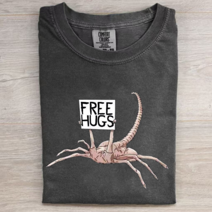Funny Free Hugs T-shirt-Magmoo