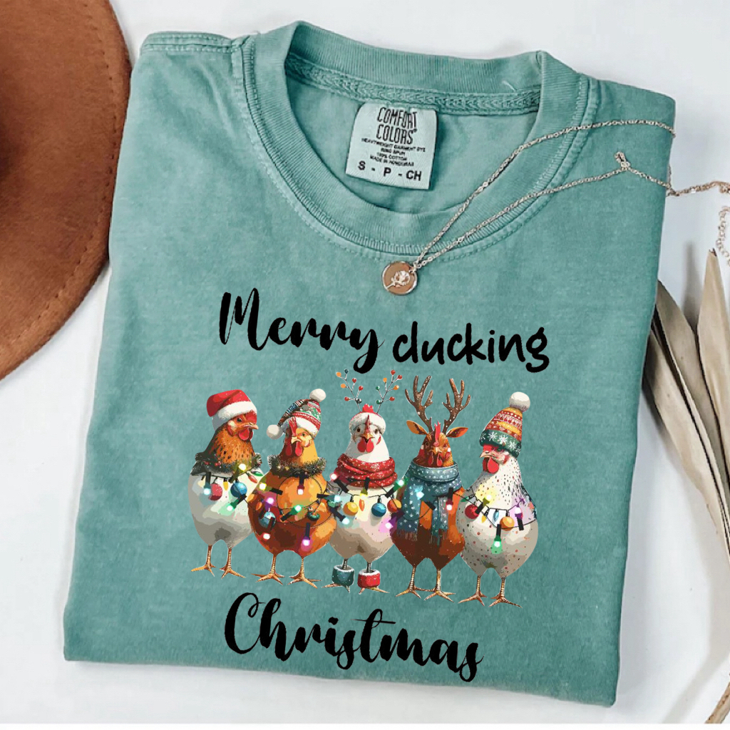 Merry Clucking Christmas T-Shirt