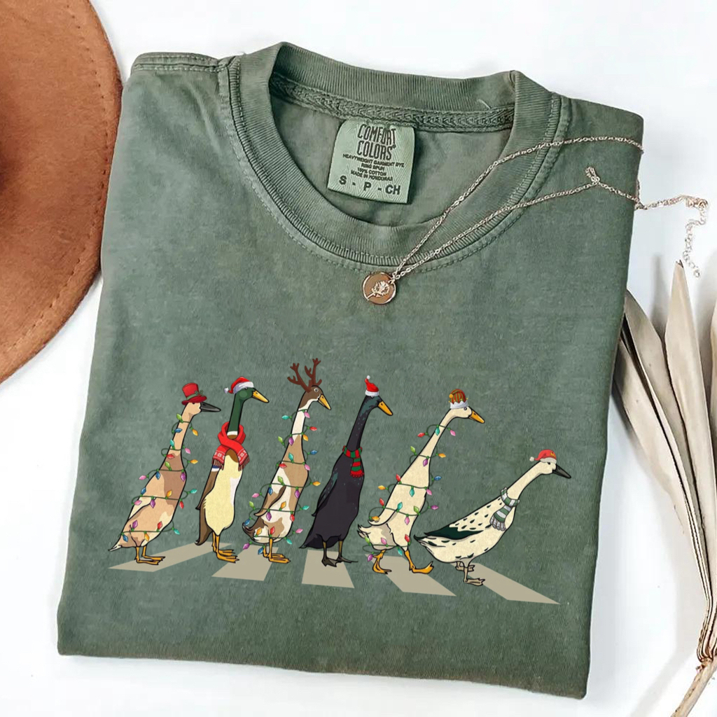 Christmas Cute Ducks T-shirt/Sweatshirt-Magmoo
