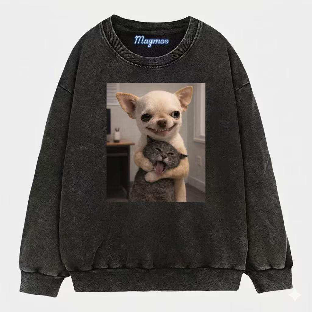 Vintage Chihuahua Hug Shirt