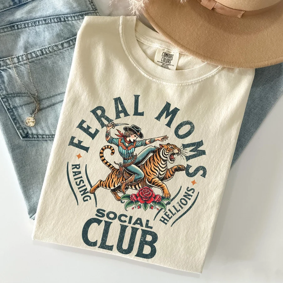 Feral Moms Social Club T-Shirt
