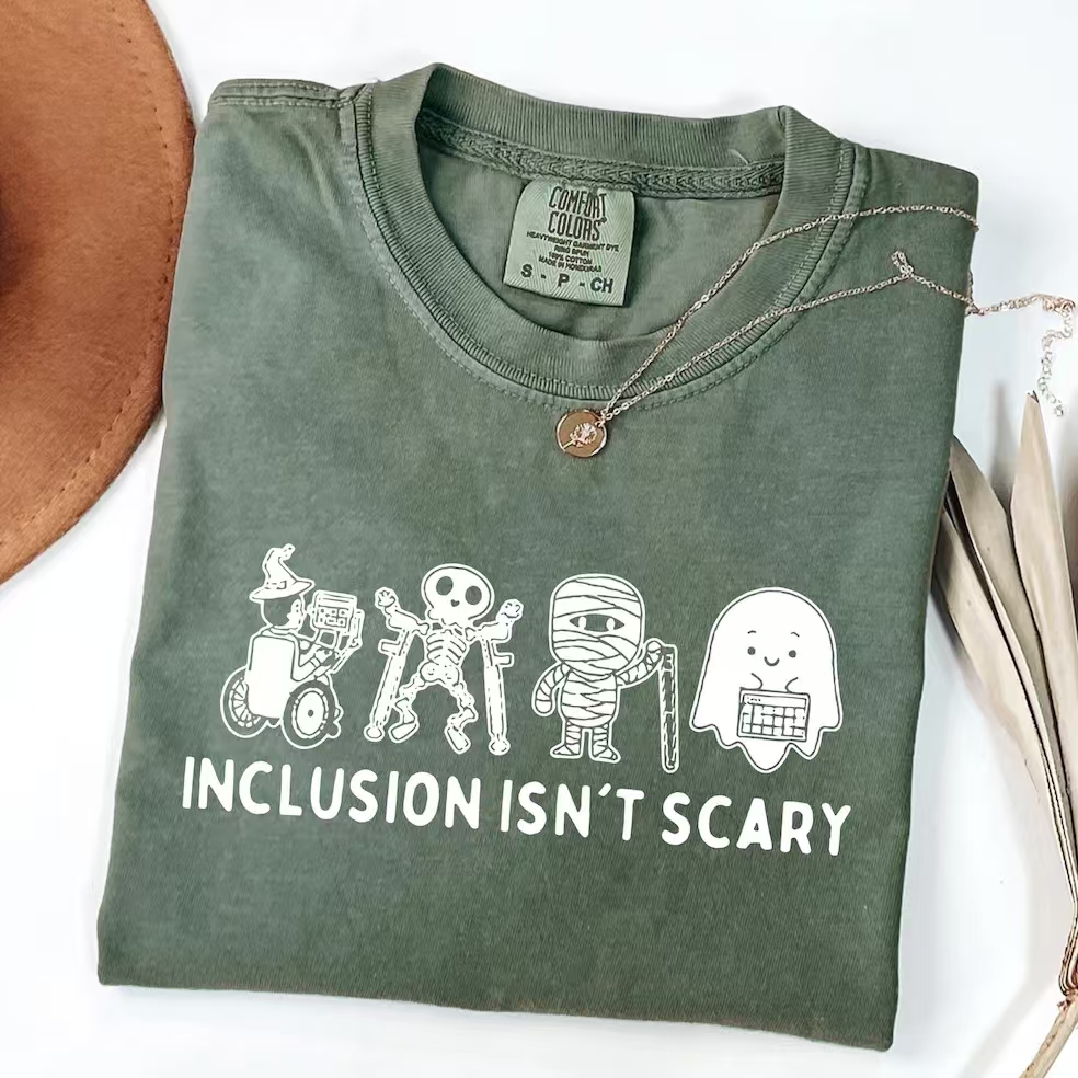 Inclusion Isn't Scary Halloween T-shirt