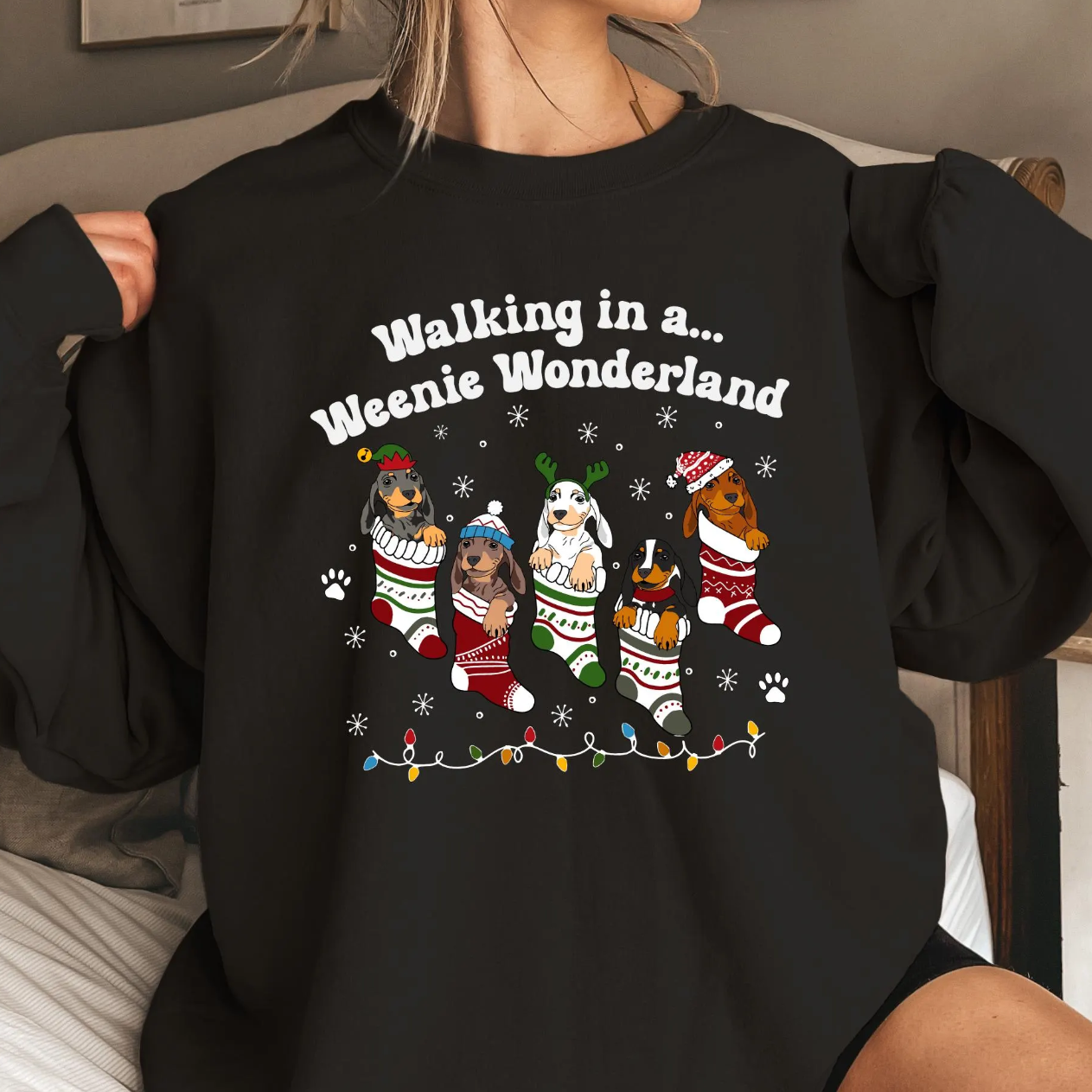 Dachshund Christmas Sweatshirt