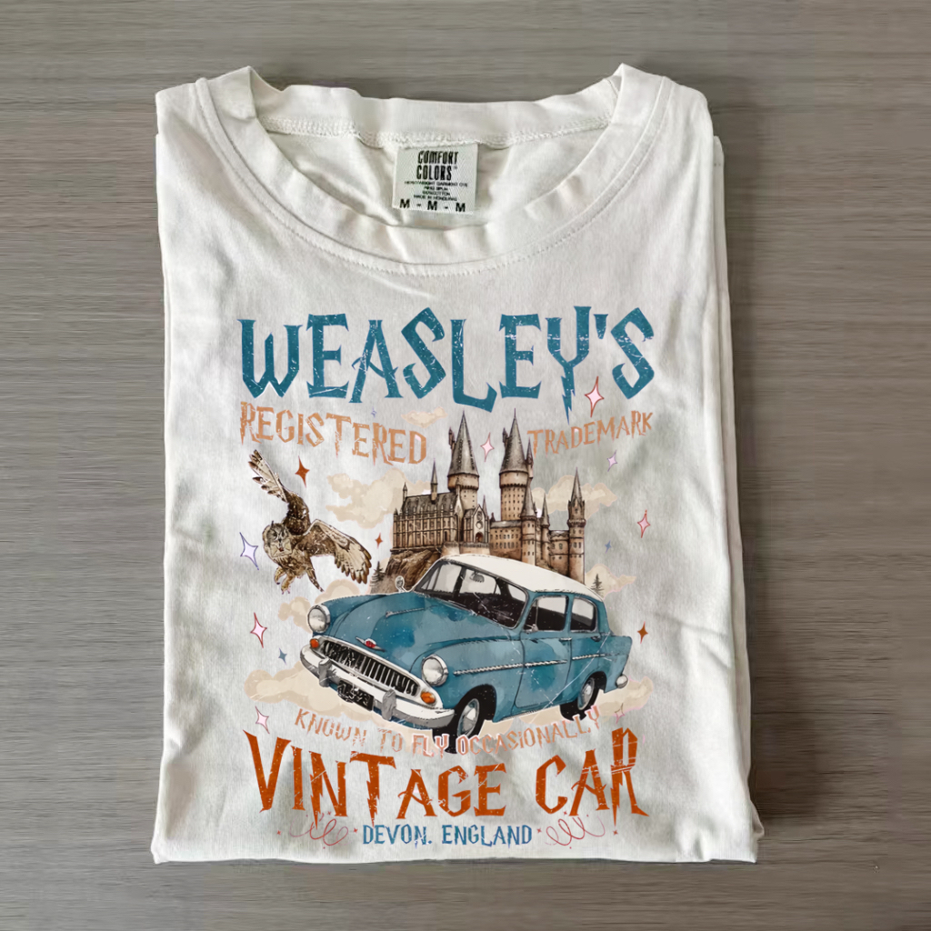 Wizard Flying Car T-Shirt