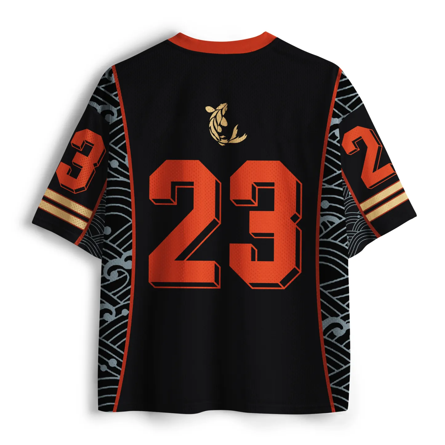 Magmoo Sacred Lotus&Rising Koi Mesh Jersey-Magmoo