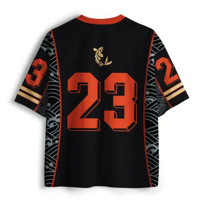 Magmoo Sacred Lotus&Rising Koi Mesh Jersey-Magmoo