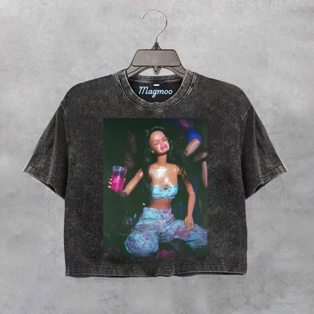 Funny Doll Face Girl Meme Shirt