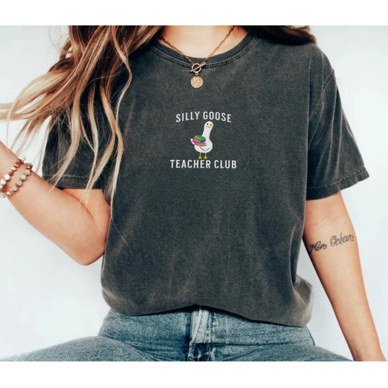 Comfort Colors Silly Goose Teacher Shirt