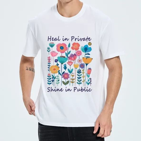 Magmoo Wildflower Growth:The "Heal & Shine"Aesthetic Classic T-Shirt-Magmoo