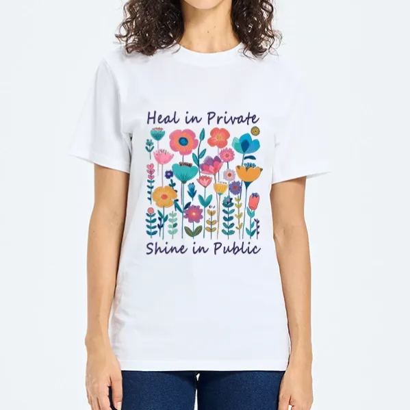Magmoo Wildflower Growth:The "Heal & Shine"Aesthetic Classic T-Shirt-Magmoo