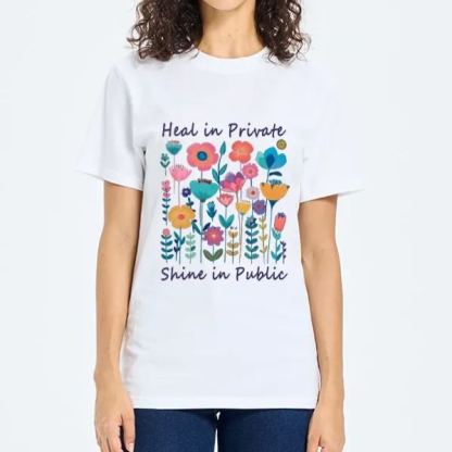 Magmoo Wildflower Growth:The "Heal & Shine"Aesthetic Classic T-Shirt-Magmoo