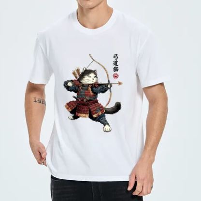 Magmoo Kyudo Samurai Cat Classic T-Shirt