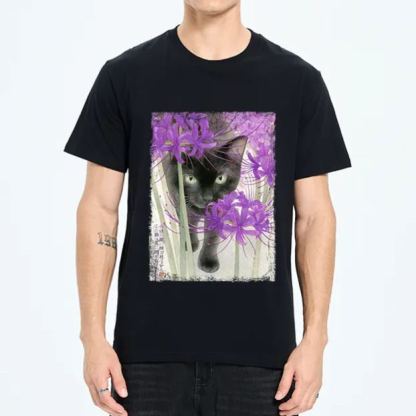 Magmoo A Cat Among The Flowers Classic T-Shirt