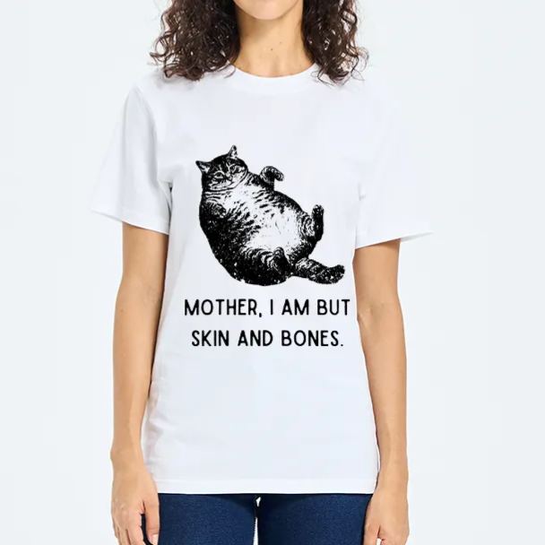 Magmoo Overweight Cat And Its Doting Owner Classic T-Shirt