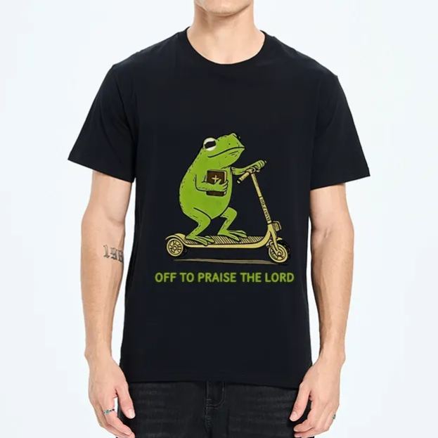Magmoo Frog Went To Praise God Classic T-Shirt
