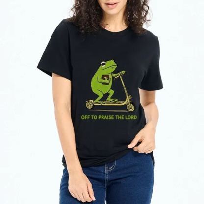 Magmoo Frog Went To Praise God Classic T-Shirt