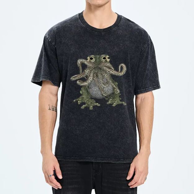 Magmoo Ugly Frog Washed T-Shirt