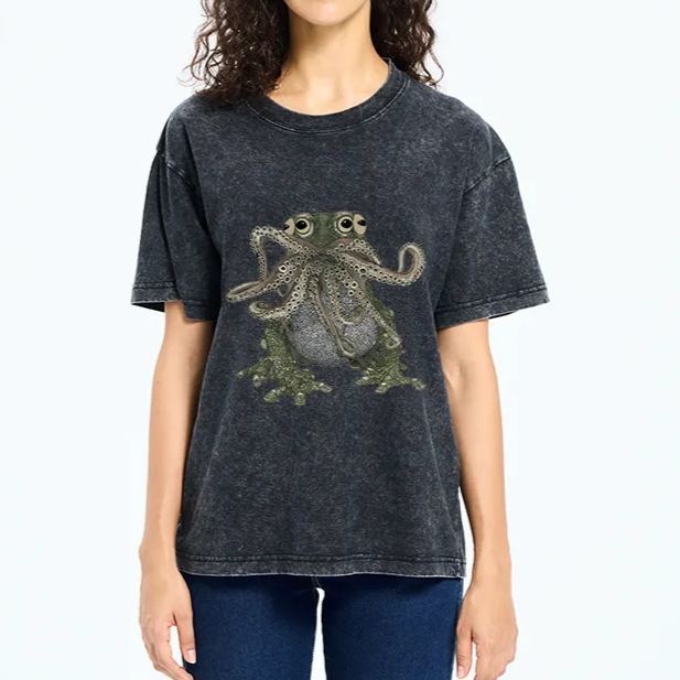 Magmoo Ugly Frog Washed T-Shirt